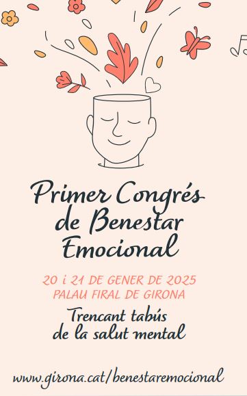 Cartell del 1r Congrés de Benestar Emocional de Girona